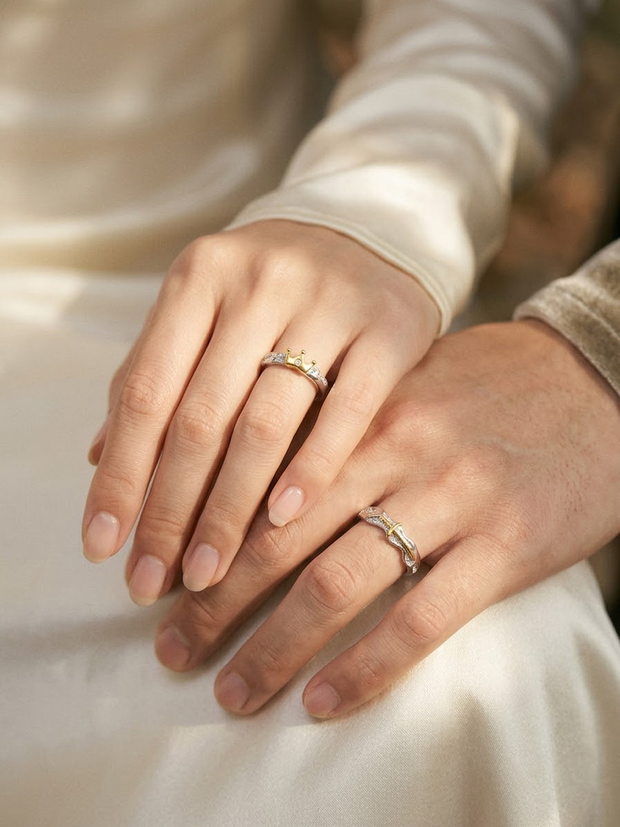 Golden Oath Ring Set