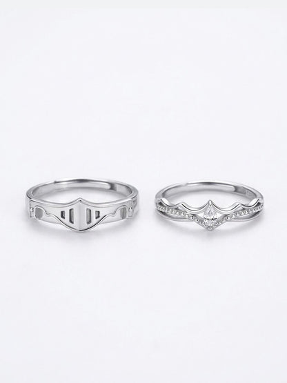 Chivalrous Grace Ring Set