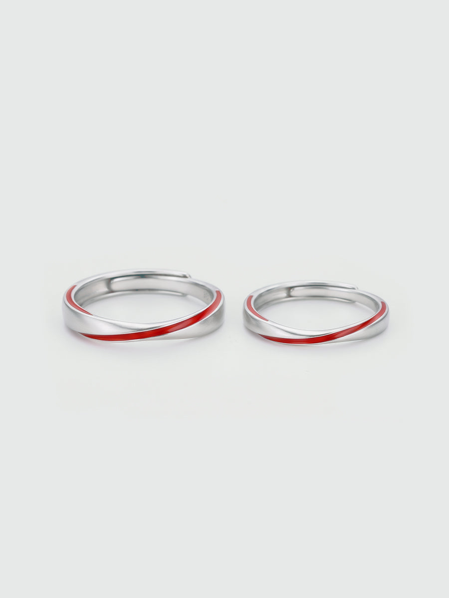 Red Thread Ring Set