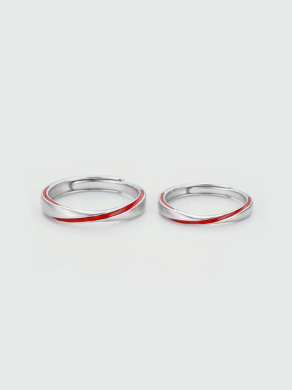 Red Thread Ring Set