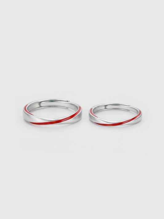 Red Thread Ring Set
