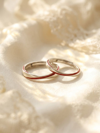 Red Thread Ring Set