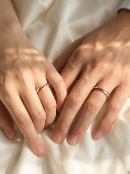 Red Thread Ring Set